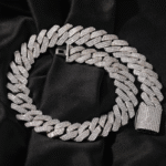 Vein Dynasty® 20mm Cuban Chain in 18K Gold-Plated Pure Copper with Cubic Zirconia